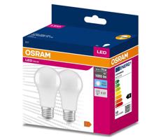 Osram 2PAK LED žárovka LED E27 A60 10W = 75W 1055lm 4000K Neutrální bílá 200° VALUE OSRVALU7427