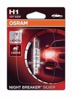 OSRAM H1 12V 55W P14,5s NIGHT BREAKER SILVER plus 100procent 1ks 64150NBS-01B 4052899992399