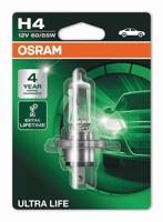 OSRAM H4 12V 60/55W P43t ULTRA LIFE 4 roky záruka 1ks blistr 64193ULT-01B 4008321416124