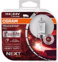 OSRAM H4 24V 75/70W P43t TRUCKSTAR PRO NEXT GEN plus 120procent více světla 2ks 64196TSP-HCB 4062172150439