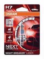 OSRAM H7 12V 55W PX26d NIGHT BREAKER LASER plus 150procent více světla 1ks blistr 64210NL-01B 4062172114455