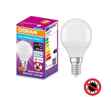 Osram LED Antibakteriální žárovka P40 E14/4,9W/230V 6500K - Osram