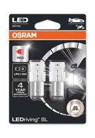 OSRAM LED P21/5W 7528DRP-02B RED 12V 1,6/0,5W BAY15d 4062172151740