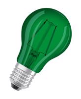 Osram LED světelný zdroj, 4 W, 45 lm, zelená, E27 LED STAR CL A GREEN 15 NON-DIM 4W 4058075433984