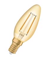 Osram LED žárovka LED E14 B35 1,5W = 12W 120lm 2400K Teplá bílá 300° Filament Vintage 1906 4058075293205