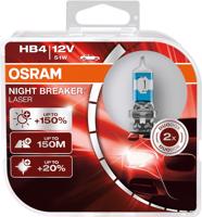 Osram Night Breaker Laser +150% HB4 P22d 12V 51W 2ks