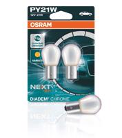 OSRAM PY21W 12V 21W BAU15s Diadem Chrome NextGen. 2ks blistr 7507DC-02B 4008321972774