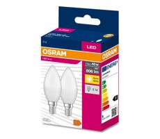 Osram SADA 2x LED Žárovka B38 E14/7,5W/230V 3000K - Osram