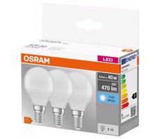 Osram SADA 3x LED Žárovka P40 E14/4,9W/230V 4000K - Osram