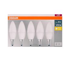 Osram SADA 5x LED Žárovka BASE B40 E14/5,7W/230V 2700K - Osram