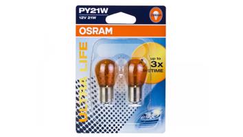 Osram Ultra Life PY21W BAU15S 12V 21W oranžová 2ks 4052899419520