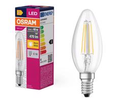 Osram VALUE E14 4W/827 CLB40W Filament svíčka teplá bílá