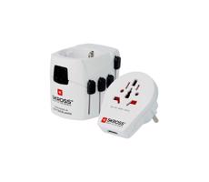 PA41 - Univerzální cestovní adaptér pro celý svět 230V + USB port