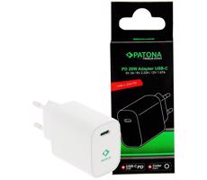 PATONA PATONA - Nabíjecí adaptér USB-C Power delivery 20W/230V bílá