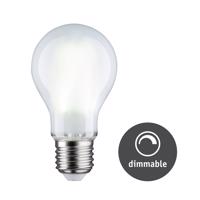 PAULMANN LED Filament žárovka bílá/mat 9W E27 denní bílá stmívatelné 288.16 28816