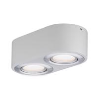 Paulmann LED stropní svítidlo Argun 2-ramenné 9,6W bílá mat/hliník kartáčovaný 797.09 P 79709 79709