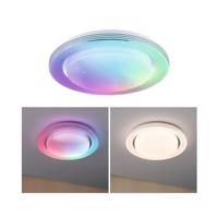 PAULMANN LED stropní svítidlo Rainbow efekt duhy RGBW 230V 22W chrom/bílá 70546