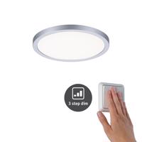 PAULMANN LED vestavné svítidlo Areo VariFit IP44 3-krokové-stmívatelné 175mm 13W 4.000K matný chrom 930.57 93057