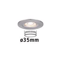 PAULMANN LED vestavné svítidlo Nova mini nevýklopné IP44 1x4W 2700K kov kartáčovaný 230V 943.00 94300