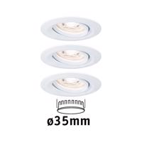 PAULMANN LED vestavné svítidlo Nova mini výklopné 3x4W 2700K bílá mat 230V 942.93 94293