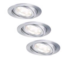 Paulmann Paulmann 92797 - SADA 3xLED/6,8W IP23 Koupelnové podhledové svítidlo COIN 230V