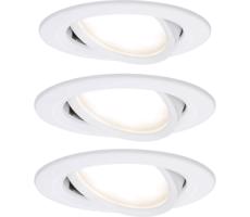 Paulmann Paulmann 93449 - SADA 3xLED/6,5W IP23 Koupelnové podhledové svítidlo NOVA 230V