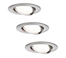 Paulmann Paulmann 93607 - SADA 3x LED GU10/7W IP23 Stmívatelné koupelnové svítidlo 230V