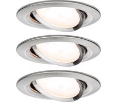 Paulmann Paulmann 93649-SADA 3x LED GU10/5W IP23 Koupelnové podhledové svítidlo NOVA 230V