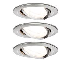 Paulmann Paulmann 93652 - SADA 3x LED GU10/6,1W IP23 Koupelnové podhledové svítidlo 230V