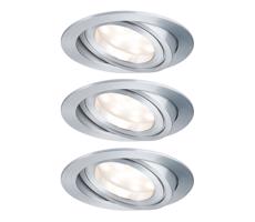 Paulmann Paulmann 93970 - SADA 3x LED/7W IP23 Koupelnové podhledové svítidlo COIN 230V