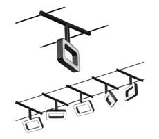 Paulmann Paulmann 94485 - SADA 5xLED/4,8W Bodové svítidlo FRAME 230V černá