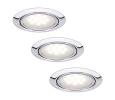 Paulmann Paulmann 99814 - SADA 3x LED podhledové svítidlo MICRO LINE LED/1W/230V/12V