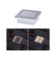 PAULMANN solární LED zemní svítidlo Aron 10x10 cm pohybové čidlo 942.38 P 94238 94238