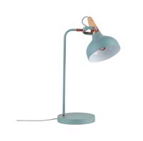 Paulmann stolní lampa Neordic Juna 1-ramenné světlezelená/měď/dřevo 796.51 P 79651 79651