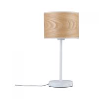 Paulmann stolní lampa Neordic Neta 1-ramenné bílá/dřevo 796.38 P 79638 79638