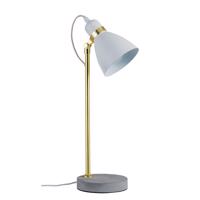 Paulmann stolní lampa Neordic Orm 1-ramenné bílá/zlatá/beton 796.23 P 79623 79623