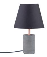 Paulmann stolní lampa Neordic Tem 1-ramenné látkový širm bílá/měď/beton 796.22 P 79622 79622