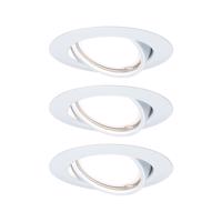 PAULMANN Vestavné svítidlo LED Base kruhové 3x5W bílá výklopné 3-krokové-stmívatelné 934.27 P 93427 93427