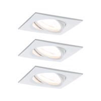 PAULMANN Vestavné svítidlo LED Nova hranaté 3x6,5W bílá mat výklopné 934.54 P 93454 93454