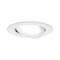 PAULMANN Vestavné svítidlo LED Nova kruhové 1x6,5W bílá mat nastavitelné 3-krokové-stmívatelné 934.84 P 93484 93484