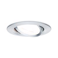 PAULMANN Vestavné svítidlo LED Nova kruhové 1x6,5W GU10 hliník broušený výklopné 934.32 P 93432 93432