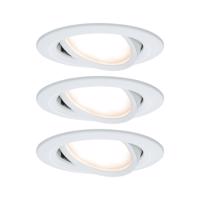 PAULMANN Vestavné svítidlo LED Nova kruhové 3x6,5W bílá mat nastavitelné 934.49 P 93449 93449