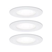 PAULMANN Vestavné svítidlo LED Nova kruhové 3x6,5W GU10 bílá mat 4000K nevýklopné 929.80 92980