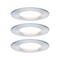 PAULMANN Vestavné svítidlo LED Nova kruhové 3x6,5W hliník broušený nevýklopné 3-krokové-stmívatelné 934.98 P 93498 93498