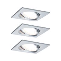 PAULMANN Vestavné svítidlo LED Nova Plus hranaté 3x6,8W hliník výklopné stmívatelné 936.80 P 93680 93680