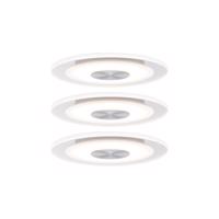 Paulmann vestavné svítidlo LED Whirl kruhové 5,5W hliník satén 3ks sada stmívatelné 929.07 P 92907 92907