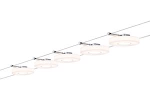 Paulmann Wire lankový systém Set DiscLed LED 5x4W Chrom/Satén 941.09 P 94109 94109