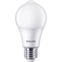 Philips 8718699782757 LED žárovka 1x8W E27 806lm 4000K studená bílá, se senzorem, matná bílá, EyeComfort