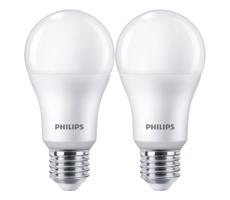 Philips 8719514471030 LED žárovka CorePro E27 13W/100W 1521lm 4000K A67 bílá 2-set