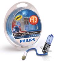 Philips H3 24V 75/70W PK22s MasterDuty BlueVision 2ks 13336MDBVS2